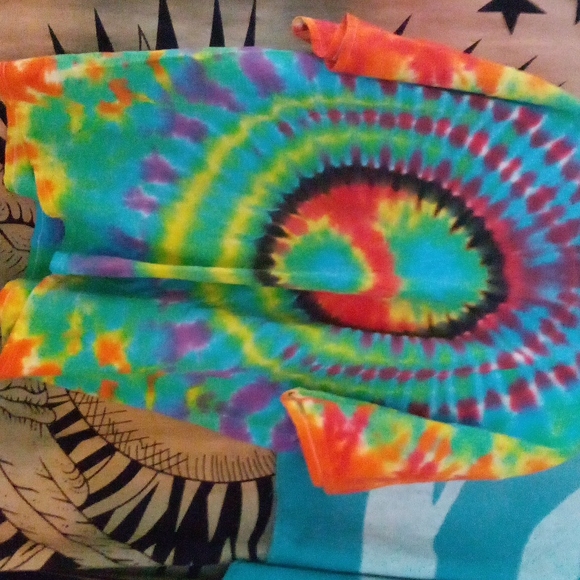 Dry Bones Tie Dye Ying +yang tie dye t-shirt 2x. - Picture 4 of 8